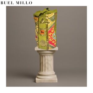 Green and Multicolor Tote Bag